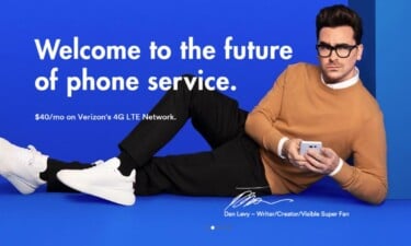 Actor Dan Levy Now Featured On Visible's Homepage