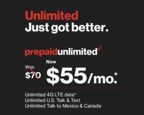 Verizon Prepaid Unlimited Plan Dealer Exclusive