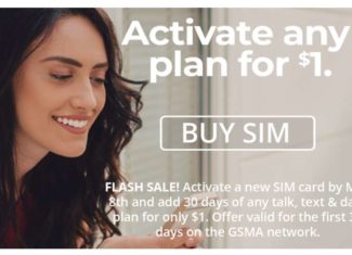 Activate Any Red Pocket Mobile Plan For $1