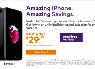 iPhone 7 Is Now $29.99 At Metro By-T-Mobile
