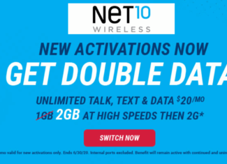 NET10 Wireless Has A New Double Data Promo