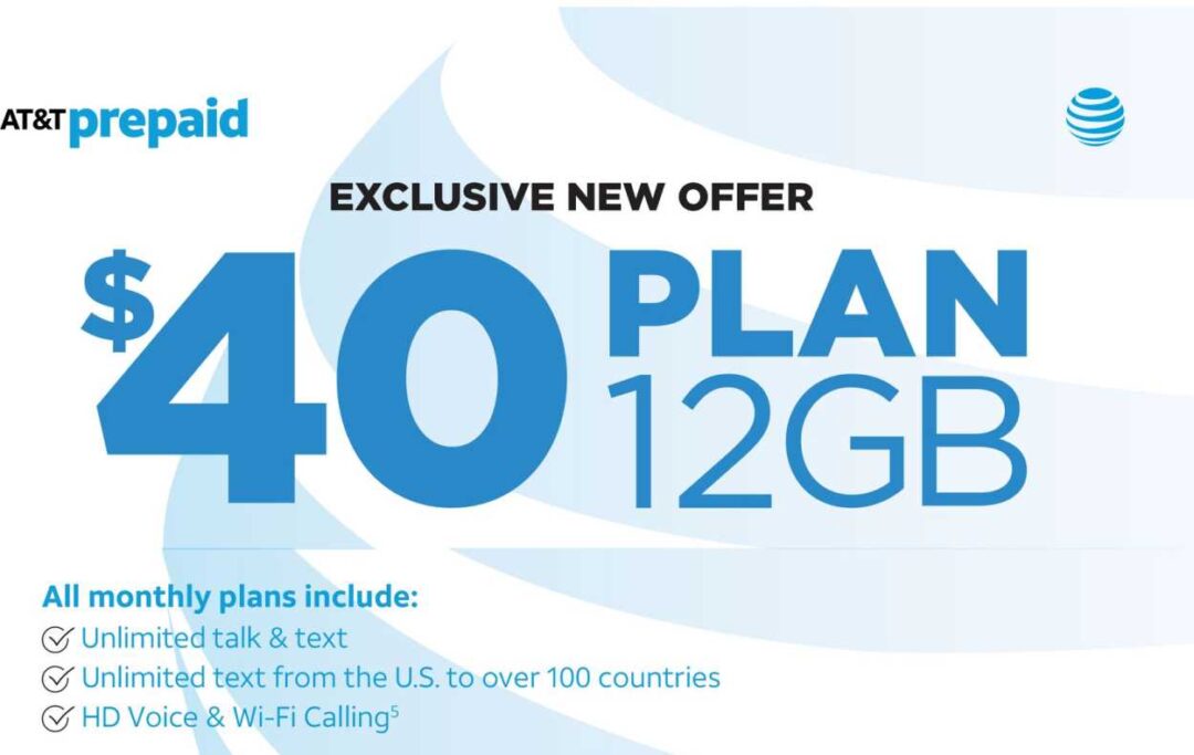 AT&T Prepaid Has A New 40 Plan With 12GB Of Data