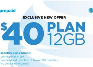 There's A New $40 Dealer Exclusive Plan From AT&T Prepaid
