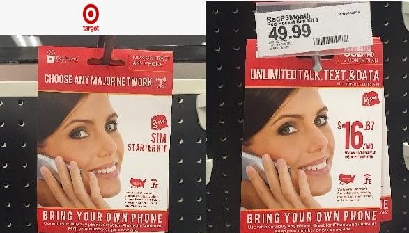 Wave7 Research Analysts Observed Appearance Of New Red Pocket Mobile SIM Kits At Target Stores