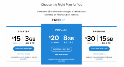 FreeUP Mobile's New Multi-Month Plans Are Similar To Mint Mobile's
