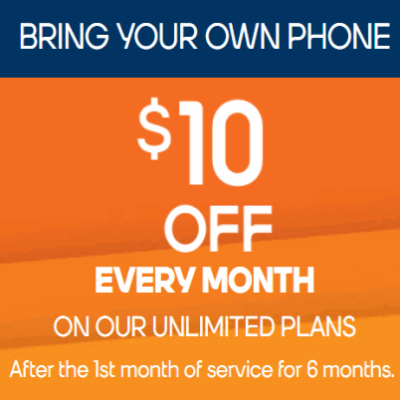 Boost Mobile Save $10/Month BYOD Promo