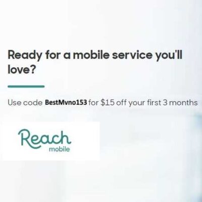 Reach Mobile 15 Off BestMVNO Promo