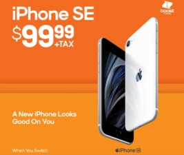 Latest Boost Mobile Switcher Deals Highlighted By iPhone SE Offer