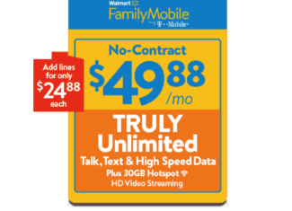 Walmart Family Mobile's Most Expensive Plan Now Includes 30GB Mobile Hotspot