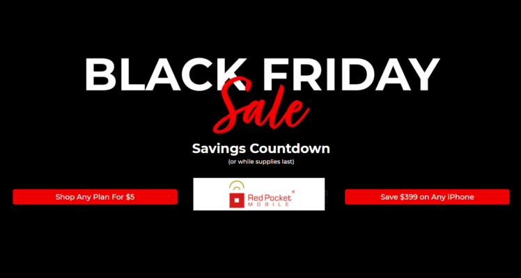 Red Pocket Mobile's Black Friday 2020 Sale Will Get You Any Plan For $5, And A Free iPhone SE