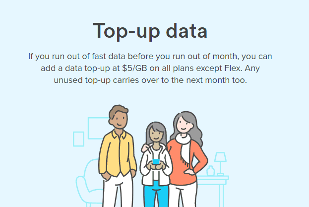 Ting Data Top-Ups Are Available
