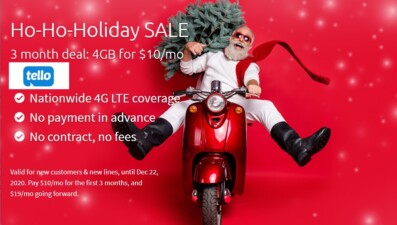 Tello Mobile Ho-Ho-Holiday 2020 Sale