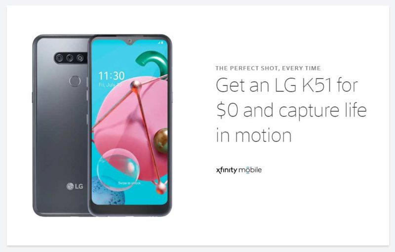Xfinity Mobile "On US" Promo, Customers Can Get Free Moto E Or LG K51