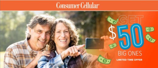 Consumer Cellular Brings Back Get $50 Big Ones Offer