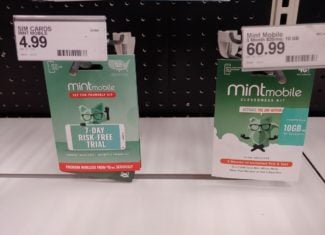 Mint Mobile SIMs And Plans Now Available In Target Stores (Photo Credit Wave7 Research)