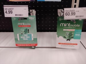 Mint Mobile SIMs And Plans Now Available In Target Stores (Photo Credit Wave7 Research)