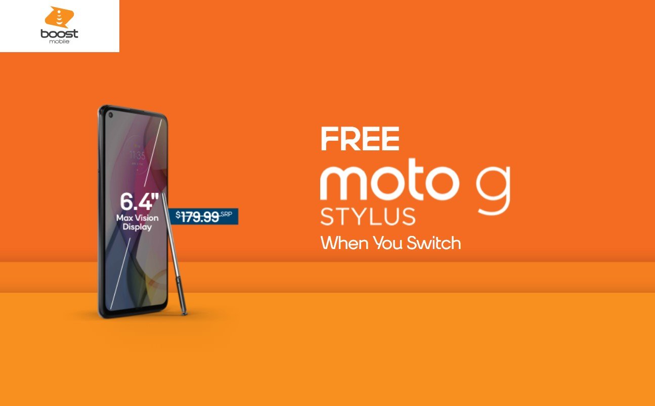 Boost Mobile Free Moto G Stylus Switcher Deal