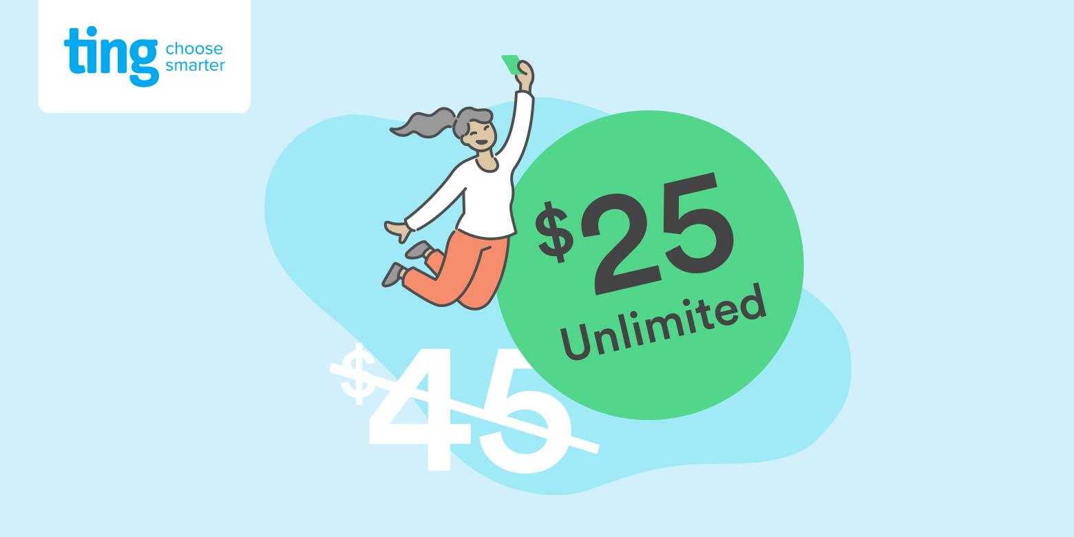 New Customers Get $20/Month Off Ting's $45 Unlimited Plan For 3-Months