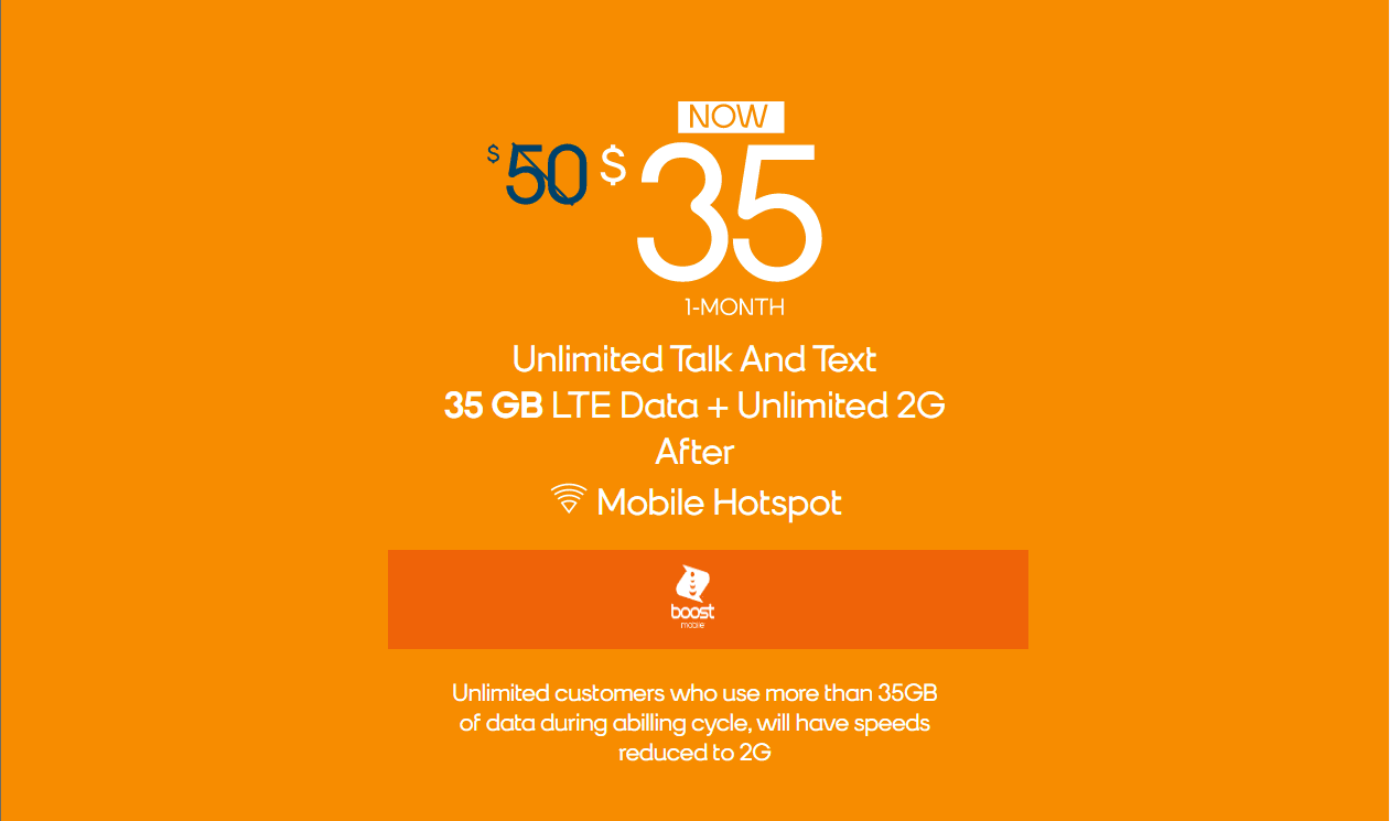 boost mobile month to month