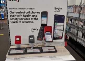 GreatCall Rebrand To Lively Seen On A Best Buy Endcap (Photo Via Wave7 Research)