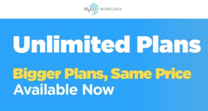 H2O Wireless Adds More Data To Its Flagship Phone Plans