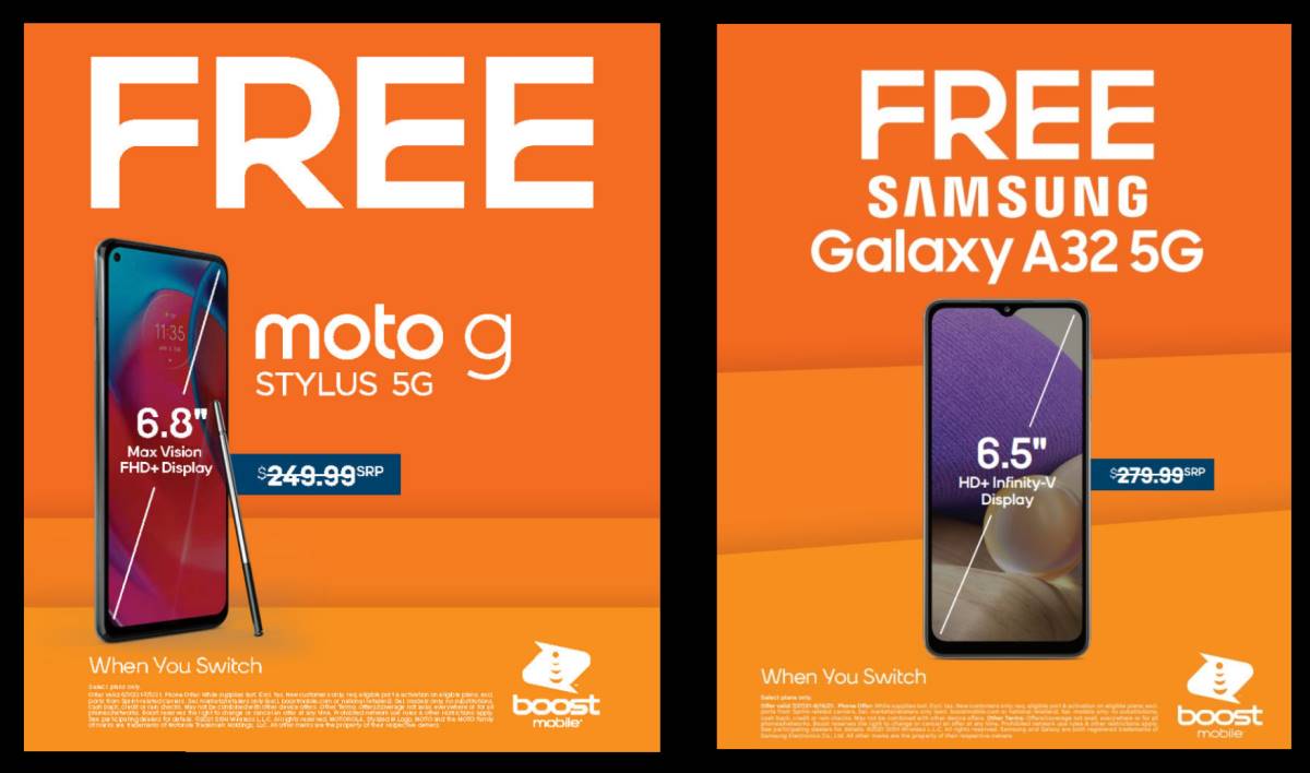 Boost Mobile Free 5G Phone Offers
