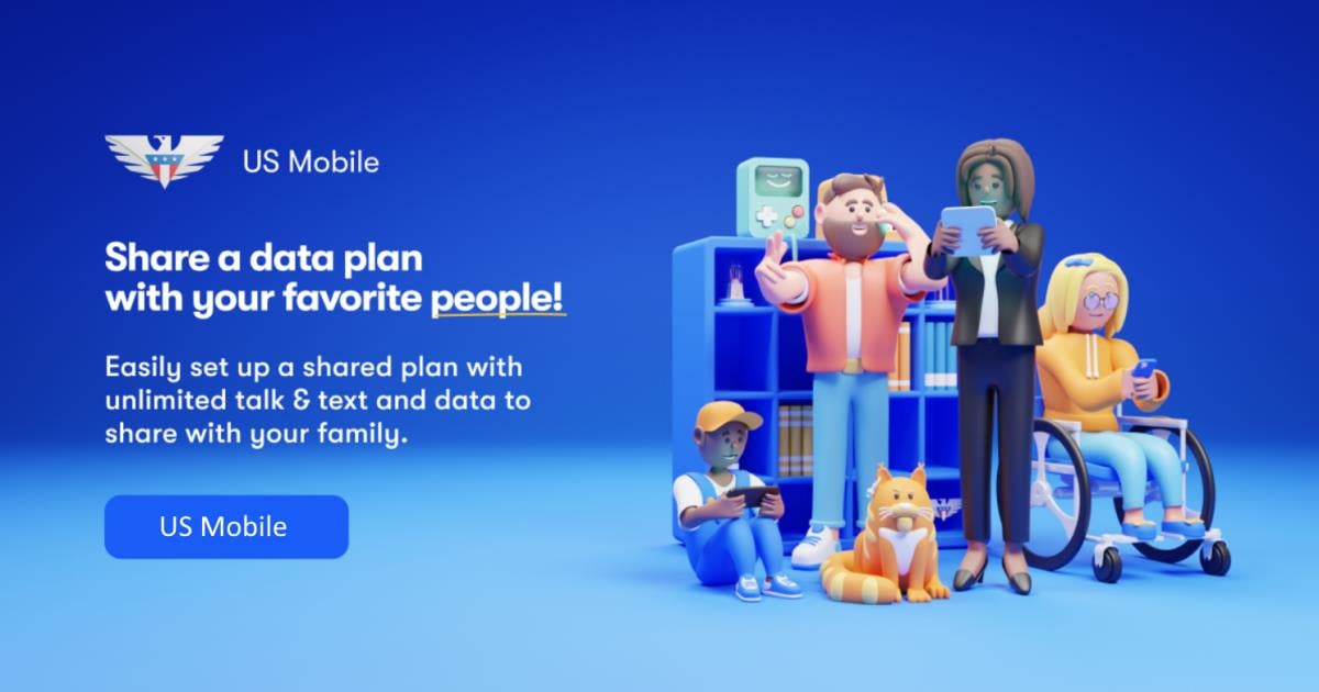US Mobile Pooled Data Plans