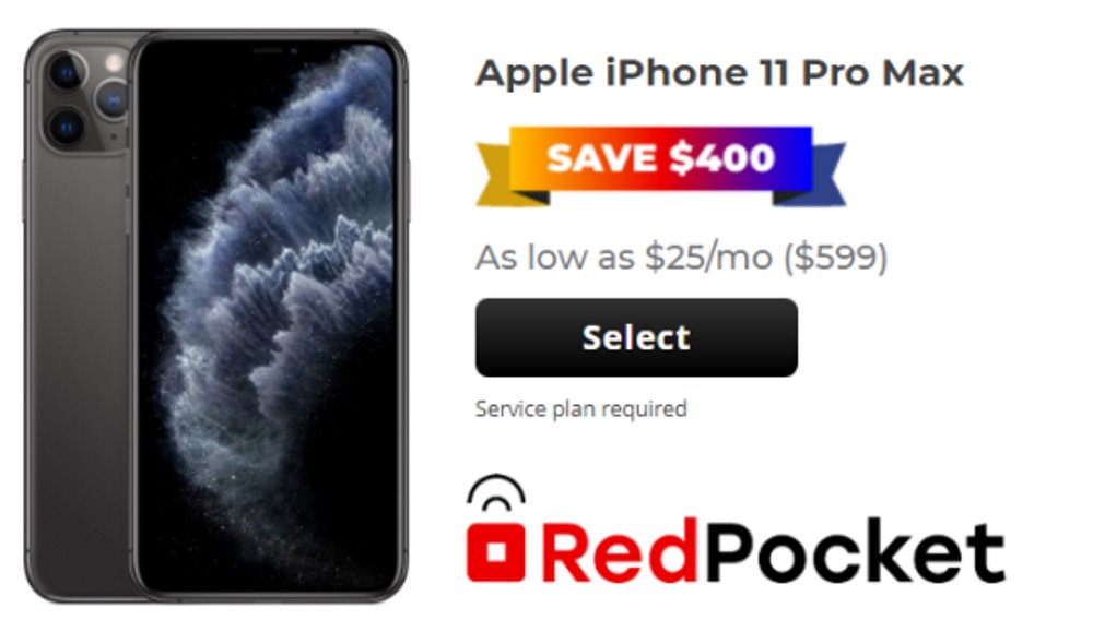 Red Pocket Mobile Misleading iPhone 11 Pro Max Pricing