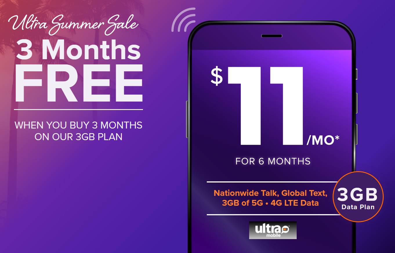 Ultra Mobile Summer BOGO Offer