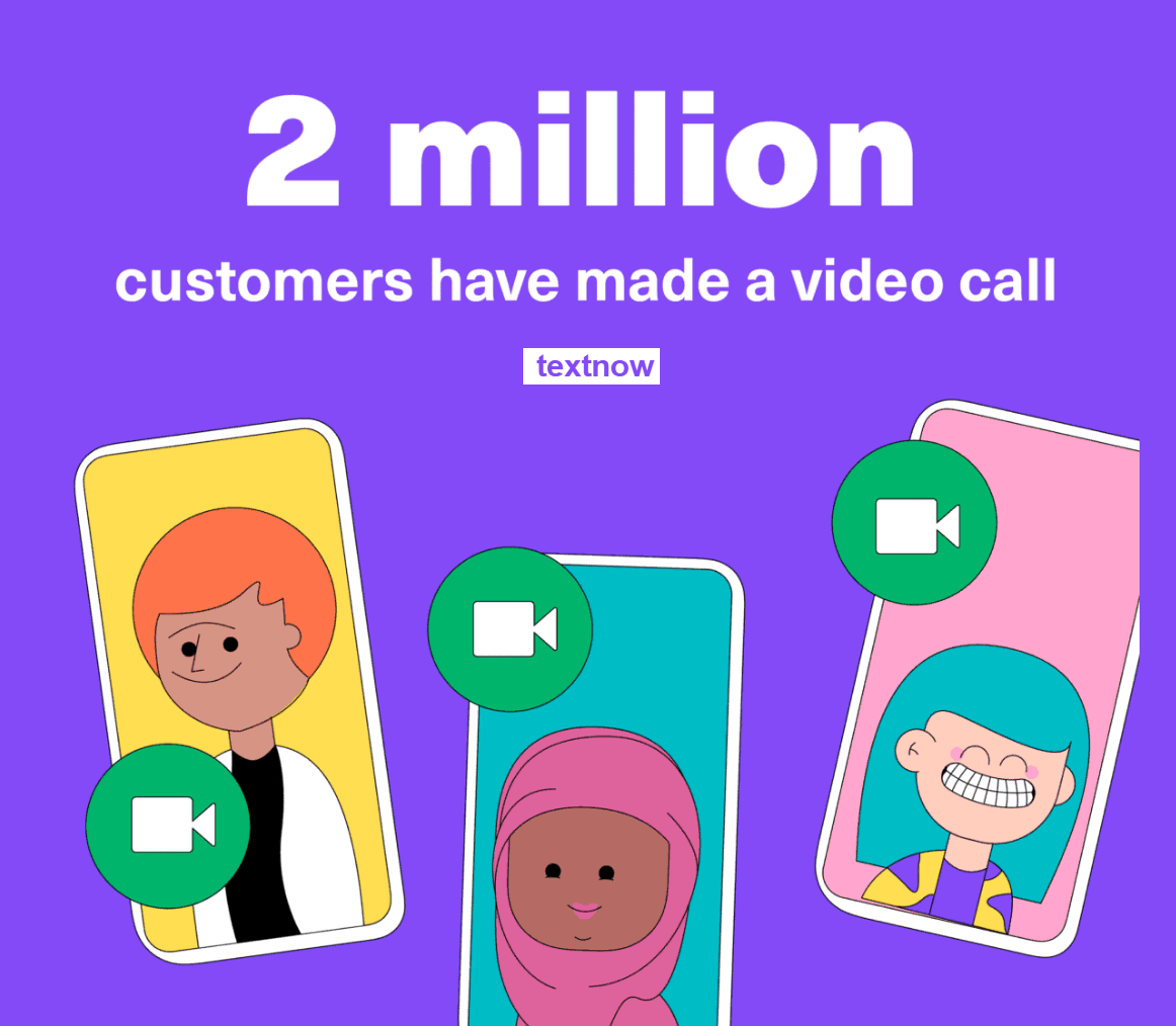 TextNow Millions Of Video Calls Placed