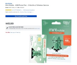 Mint Mobile Buy 3-Months Get 3-Months Free Best Buy 2021 Deal