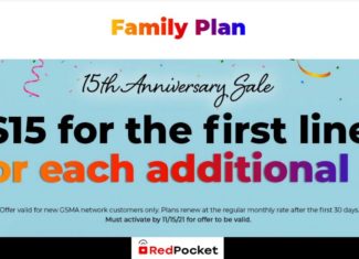 Red Pocket Mobile Family Plan Sale