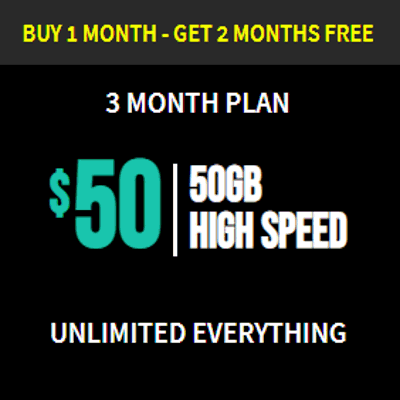 Unreal Mobile Buy One Month Get Two Free Promo