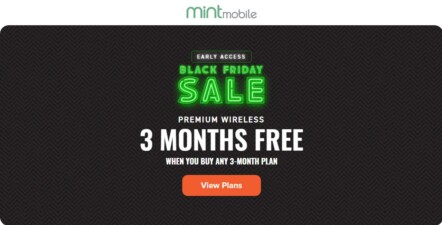 Mint Mobile Black Friday 2021 Holiday BOGO Offer