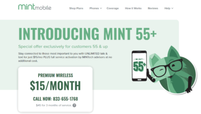 Mint Mobile Now Targeting The 55 And Up Senior Market Segment