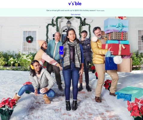 Visible Has New TV Commercial And Holiday 2021 Promo