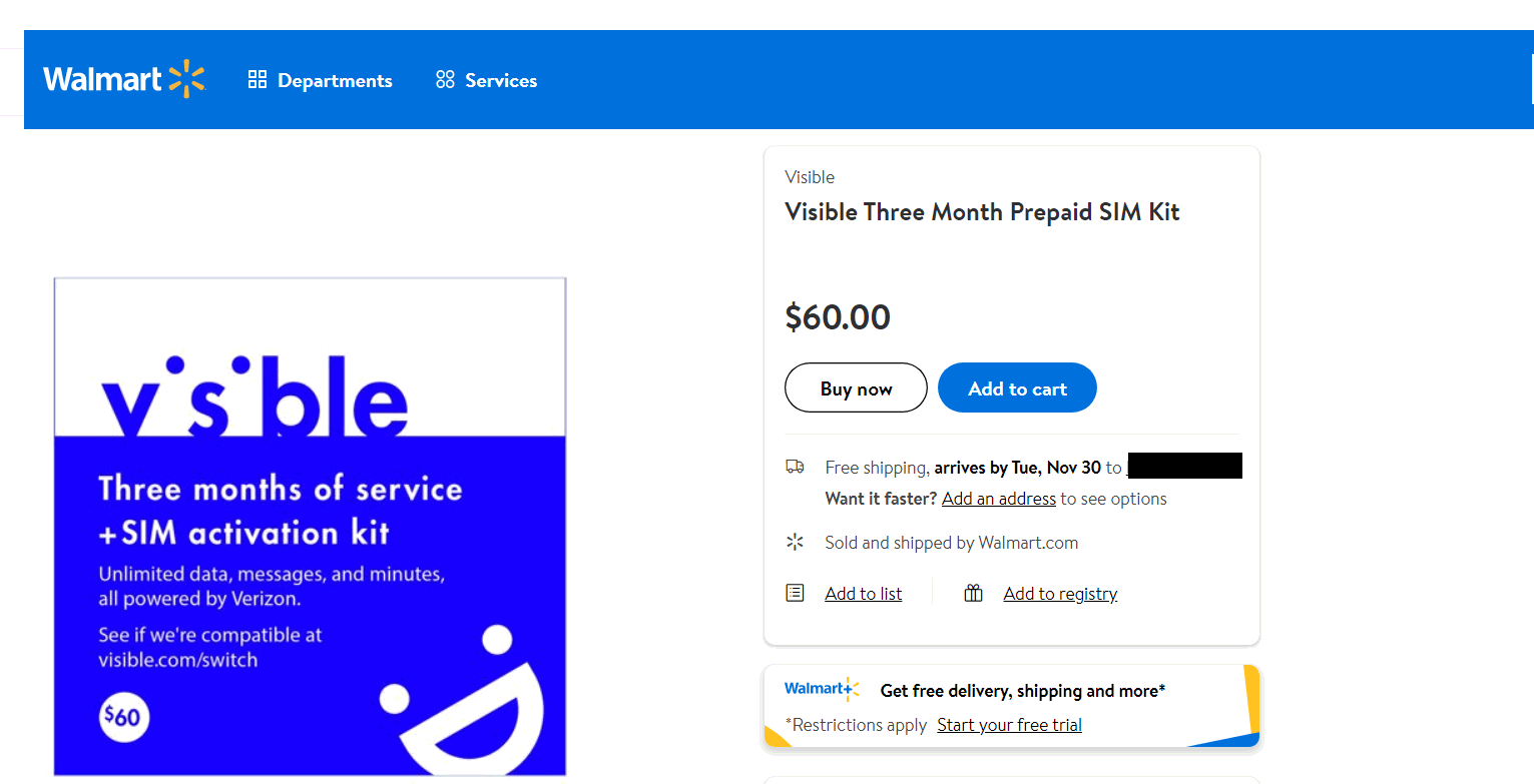 Visible Selling 3 Month Discount Trial Kit Exclusively Through Walmart.com