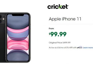 Cricket Wireless Latest Phone Deals Include $99 iPhone 11