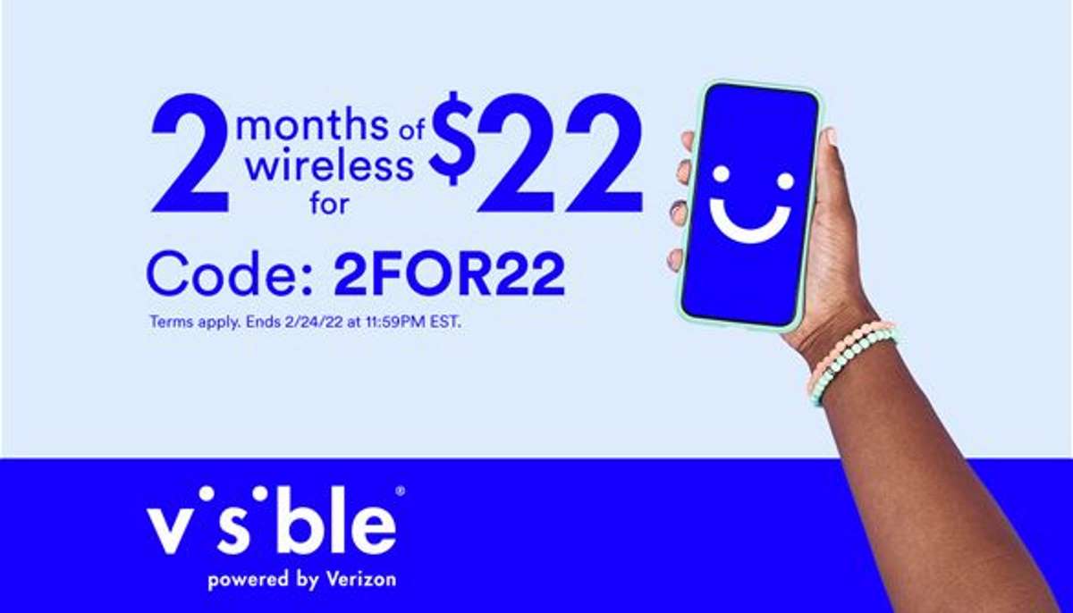 Visible Two Months For $22 Promo