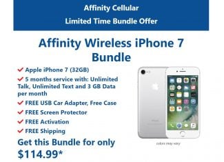 Affinity Cellular iPhone 7 Bundle Offer