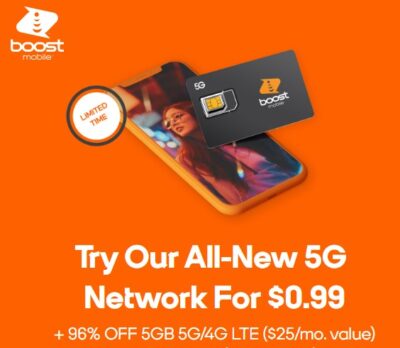 Boost Mobile 99 cents 5GB offer