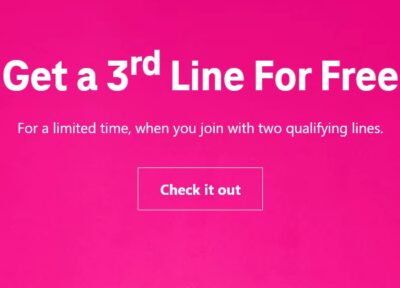 T-Mobile 3rd Line Free