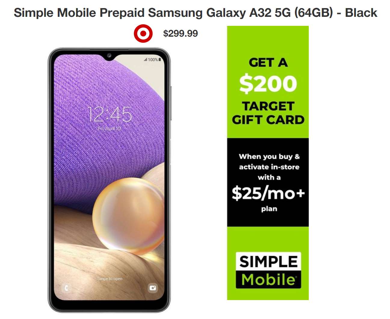 Target Has Gift Card Offers With Phone Purchases