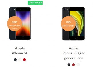 Ting Mobile iPhone SE $50 Account Credit Offers