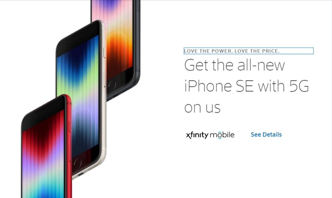 iPhone SE 3 Already On Sale At Several MVNOs, It's Free At Xfinity