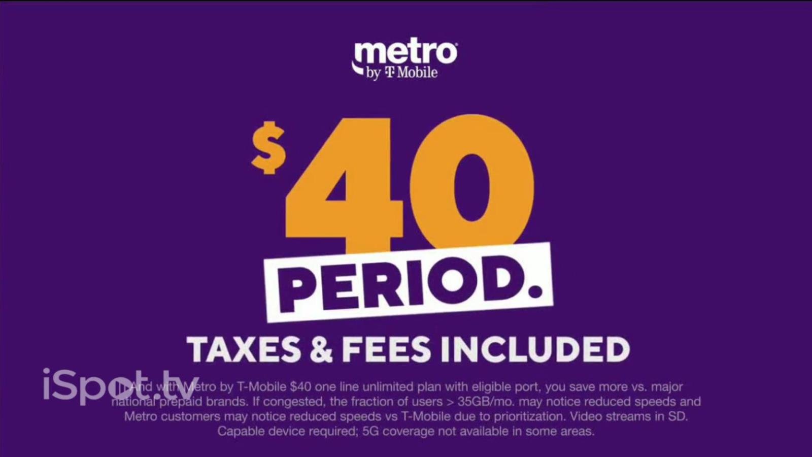 Metro By T-Mobile Has New TV Ads Out In Support Of $40 Unlimited Plan Offer