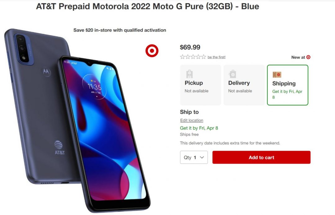 New To Target Prepaid Phones This Week Are 20 Off Or Come With 20