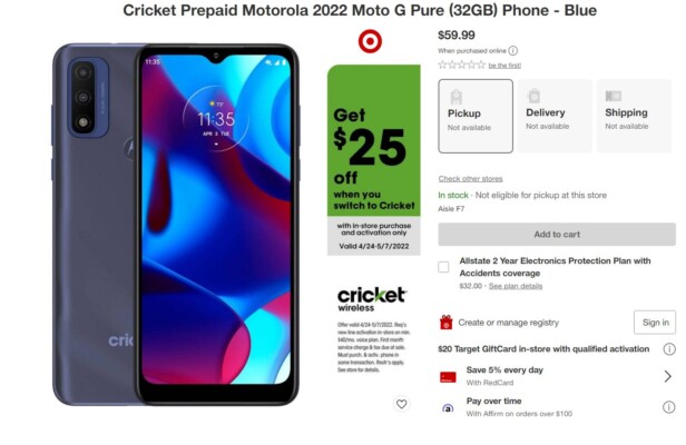 Target Leaks Next Week's ATT Prepaid And Cricket Phone Deals