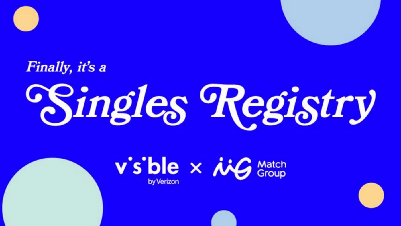 Visible Launches Singles Registry In Partnership With Match Group