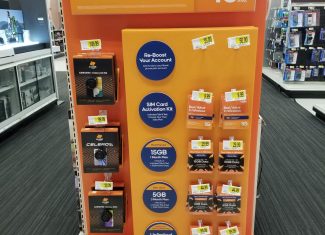 Boost Mobile Endcap As Seen By BestMVNO At Local Area Target
